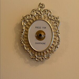 Novelty Champagne bell, Wall Decor